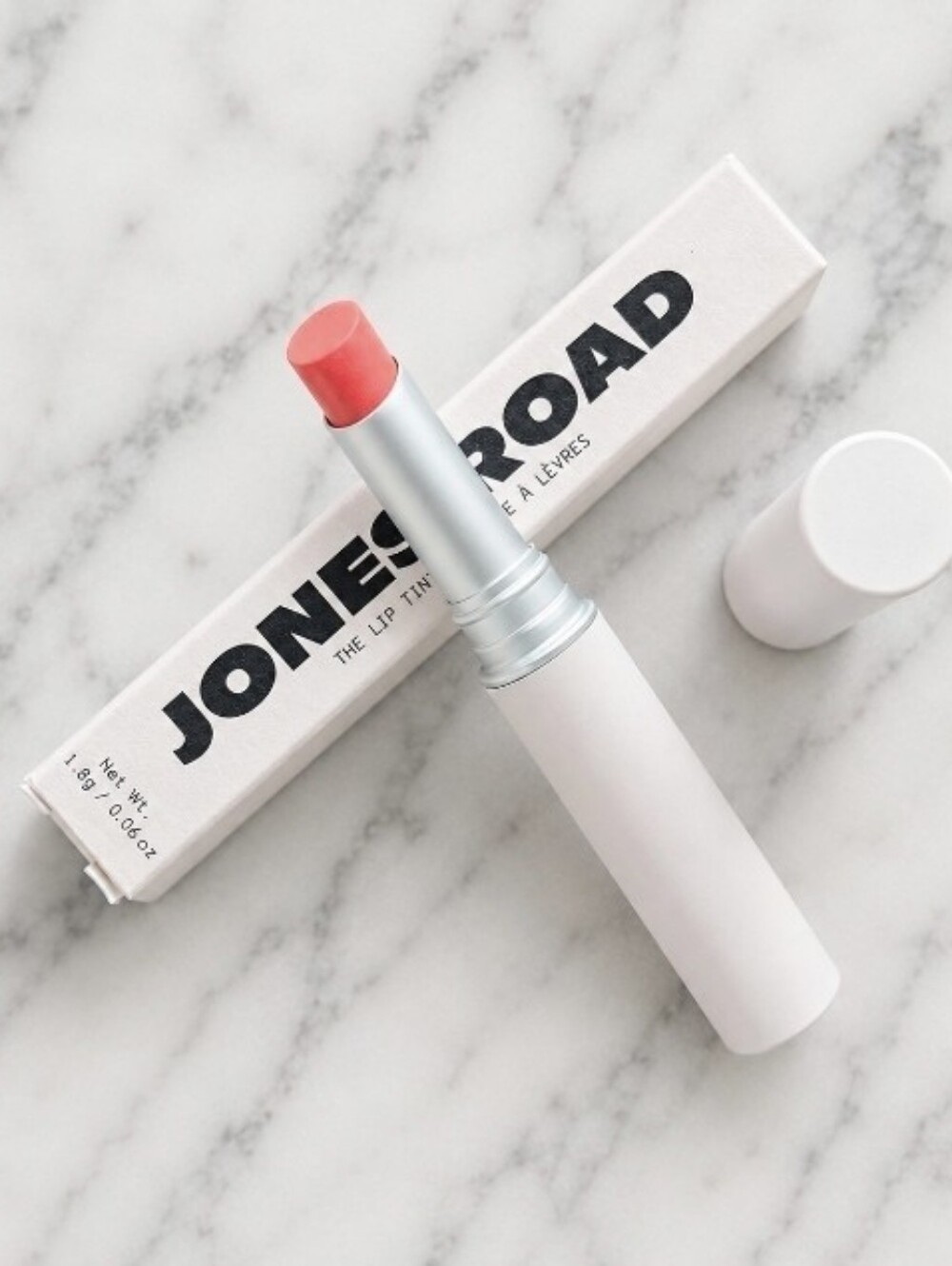 Jones Road JUST PEACHY The Lip Tint .06 oz Full Size NIB!  DISCONTINUED!